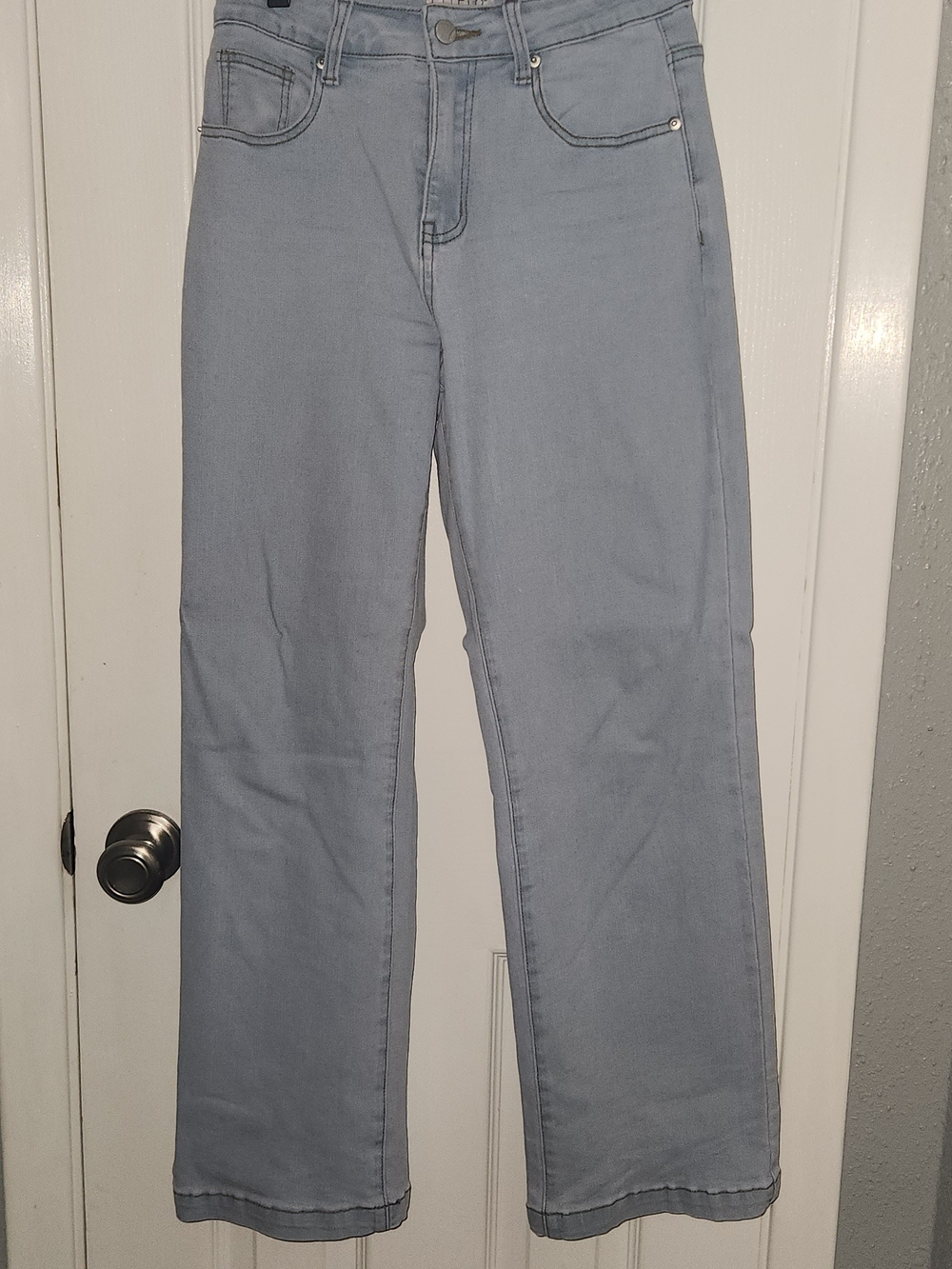 Light Blue Women’s Straight Leg Jeans